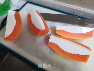 木瓜椰奶冻的做法步骤：8