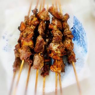 烤羊肉串-家庭简易版的做法步骤：10