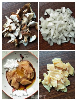 鸡肉洋葱炒西兰花的做法步骤：3