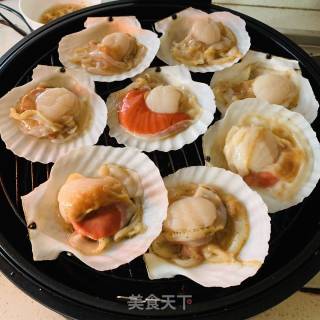 蒜香烤扇贝-海鲜美食的做法步骤：4