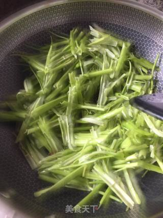 豆豉空心菜梗的做法步骤：4