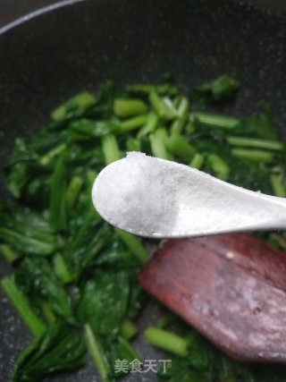 蚝油春菜的做法步骤：4