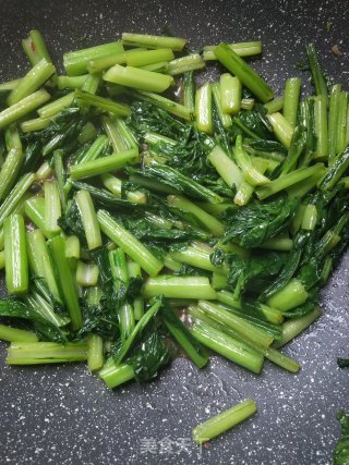 蚝油春菜的做法步骤：6