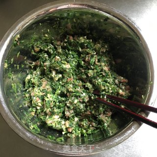 水芹猪肉饺的做法步骤：6