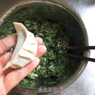 水芹猪肉饺的做法步骤：8