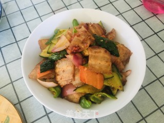 简易版回锅肉的做法步骤：10