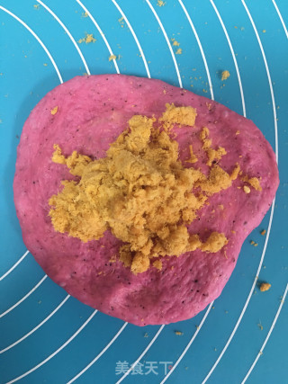 波兰种肉松欧包的做法步骤：4