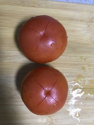 土豆烩西红柿汤饭的做法步骤：1