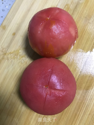 土豆烩西红柿汤饭的做法步骤：3