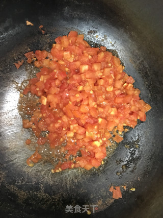 土豆烩西红柿汤饭的做法步骤：7