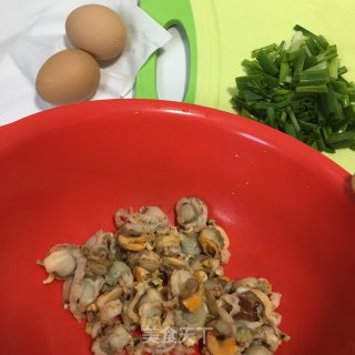 香葱鸡蛋炒扇贝的做法步骤：1