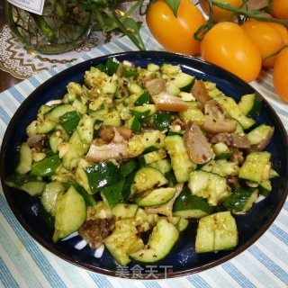 猪头肉拍黄瓜的做法步骤：7