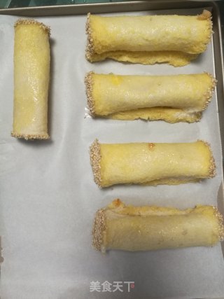 吐司山药卷的做法步骤：11