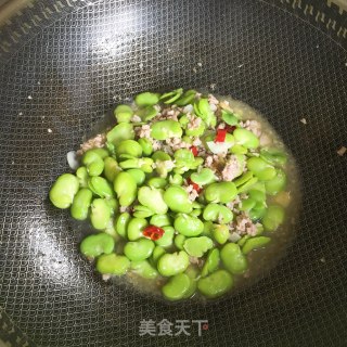 肉末青椒蚕豆的做法步骤：5