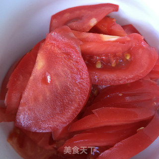 番茄丝瓜蛋汤的做法步骤：2