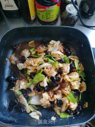 豆豉圆白菜的做法步骤：5