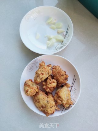 空心菜丸子汤粉的做法步骤：3