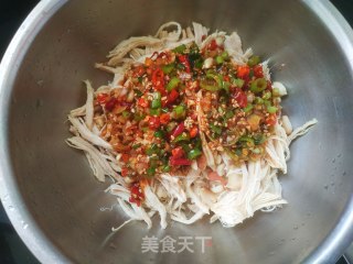 麻辣鸡丝的做法步骤：15