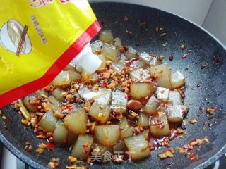 肉末酸菜炒凉粉的做法步骤：11