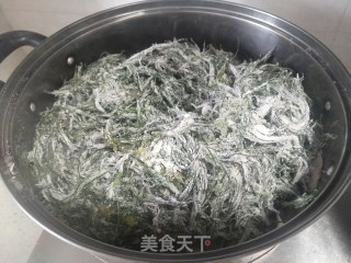 蒸猪毛菜(猪毛缨)的做法步骤：5