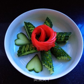 花刀黄瓜的做法步骤：10