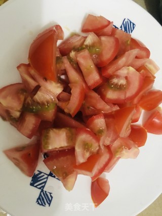 番茄牛肉的做法步骤：2