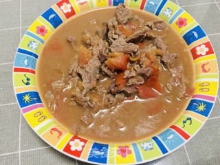 番茄牛肉的做法步骤：10