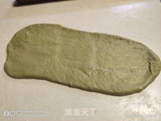 抹茶肉松面包的做法步骤：7