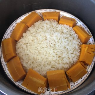糯米蒸南瓜的做法步骤：5