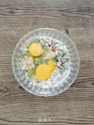 时蔬燕麦鸡蛋饼的做法步骤：6