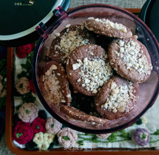 美味可可花生酥 酥脆性饼干的做法步骤：10