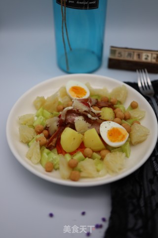 土豆培根黄瓜沙拉的做法步骤：1
