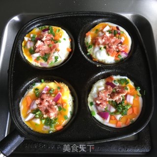 蛋肉堡的做法步骤：7