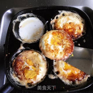 蛋肉堡的做法步骤：8