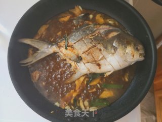 酱香鲳鱼的做法步骤：7