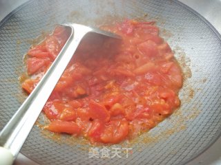 番茄鲜蘑的做法步骤：7