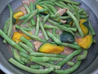 窝瓜烧豆角的做法步骤：6