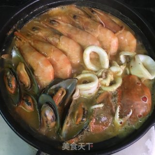 咖喱海鲜锅的做法步骤：13