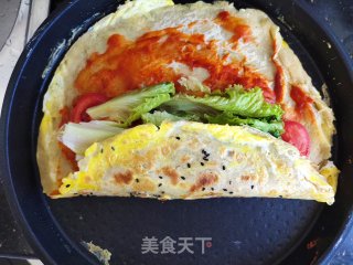 全麦煎饼果子的做法步骤：21
