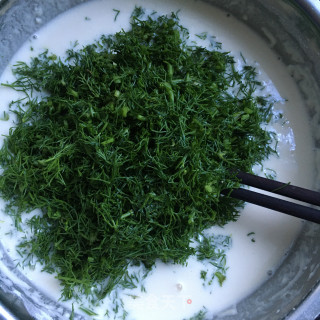茴香煎饼的做法步骤：5