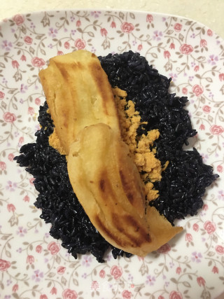乌饭肉松包油条的做法步骤：3
