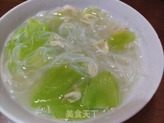 莴笋粉丝虾皮汤的做法步骤：5
