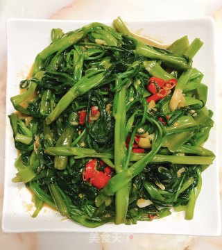腐乳炒通菜的做法步骤：6
