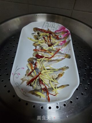 蒸小黄鱼干的做法步骤：5