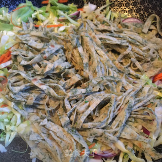 黑胡椒时蔬炒饼的做法步骤：6