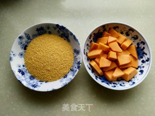 小米南瓜粥的做法步骤：1