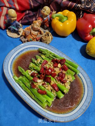 香辣汁淋芦笋的做法步骤：13