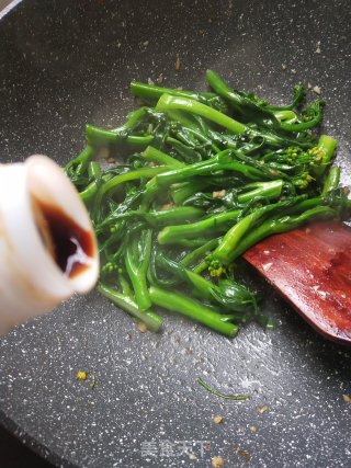 炒迟菜心的做法步骤：6