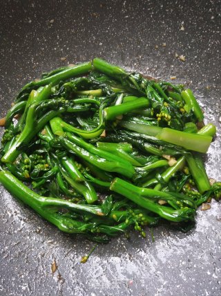 炒迟菜心的做法步骤：7