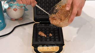 燕麦华夫饼的做法步骤：3